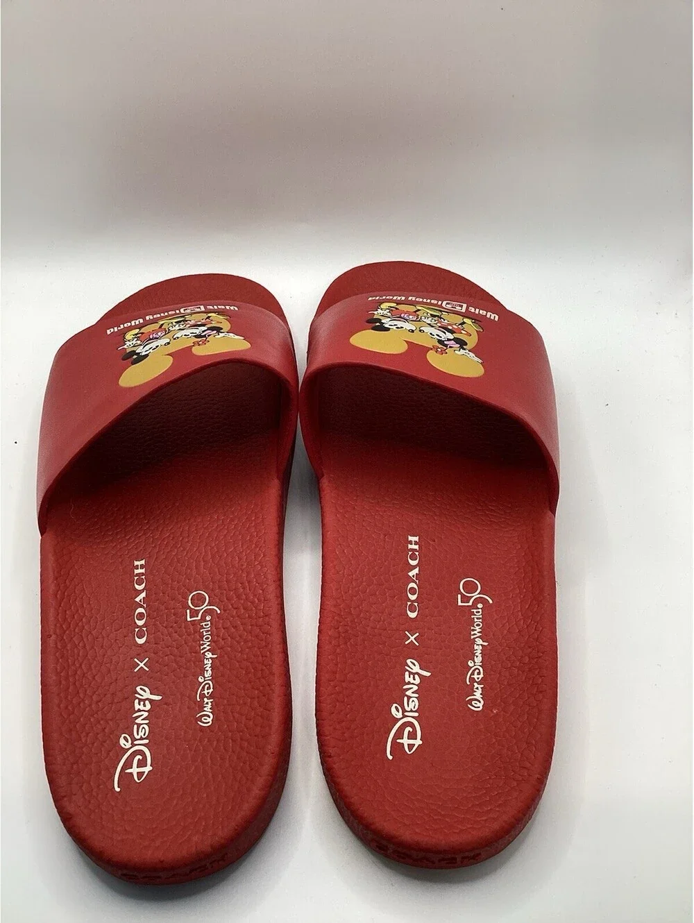 Coach Disney Women's Sport Slides Sandal Size 9